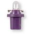 Boîte de 10 lampes témoins plastiques violet 12 V 0,36 W culot BX8,5d